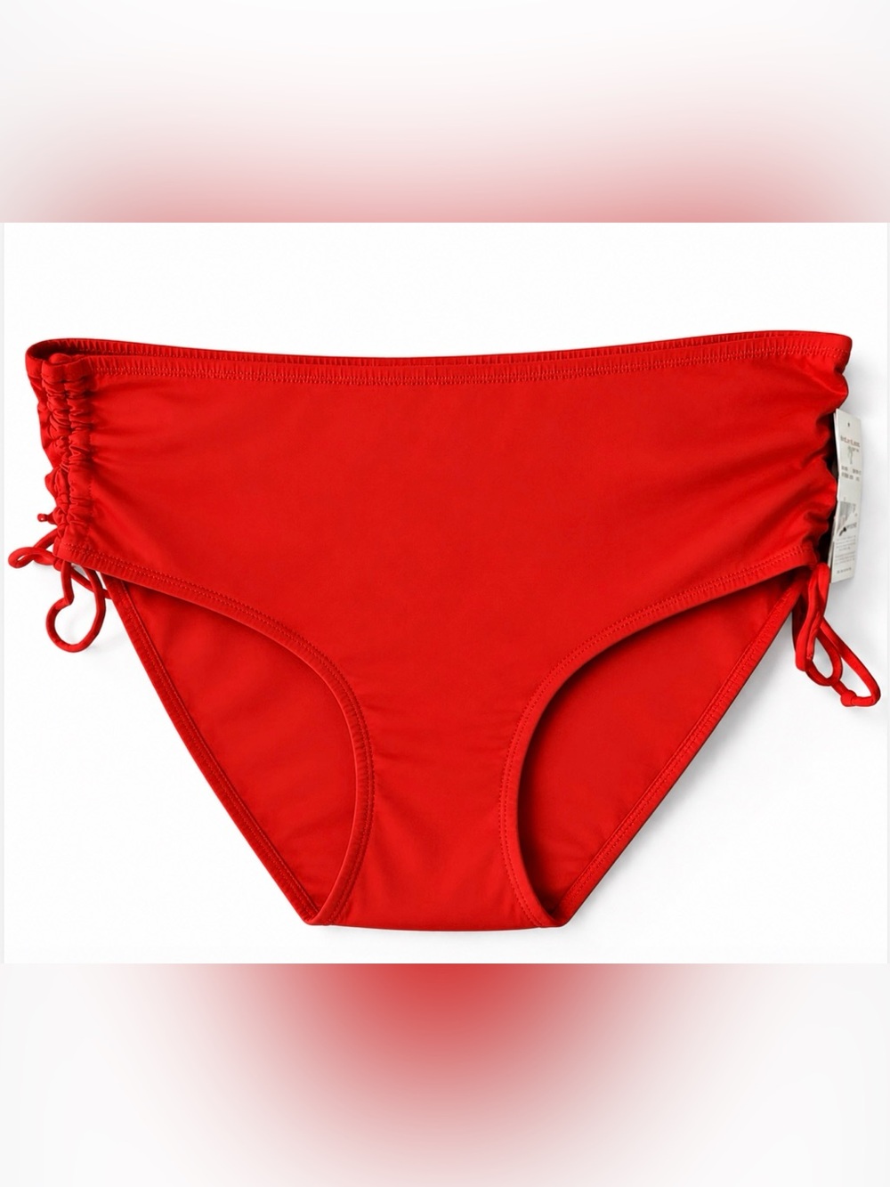 Beach House Woman Brand Ruched Sun Coral Bikini Bottoms size 22W NWT Gorgeous